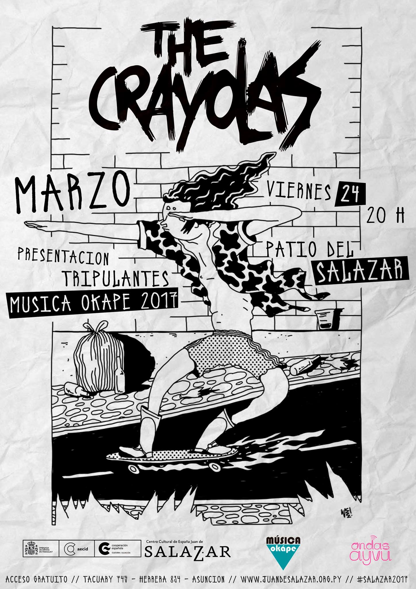 Lanzamiento Conciertos Estelares 2017 con The Crayolas