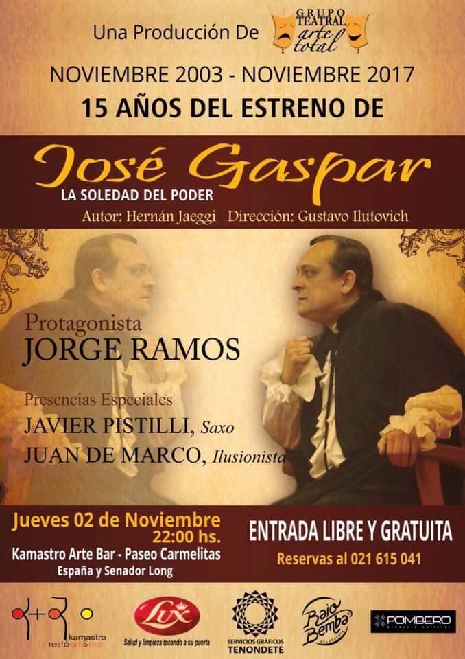 15 años del estreno de José Gaspar