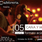 Caña y Miel Formato Acústico en La Cafebrería