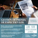 Gestión de prensa de espectáculos