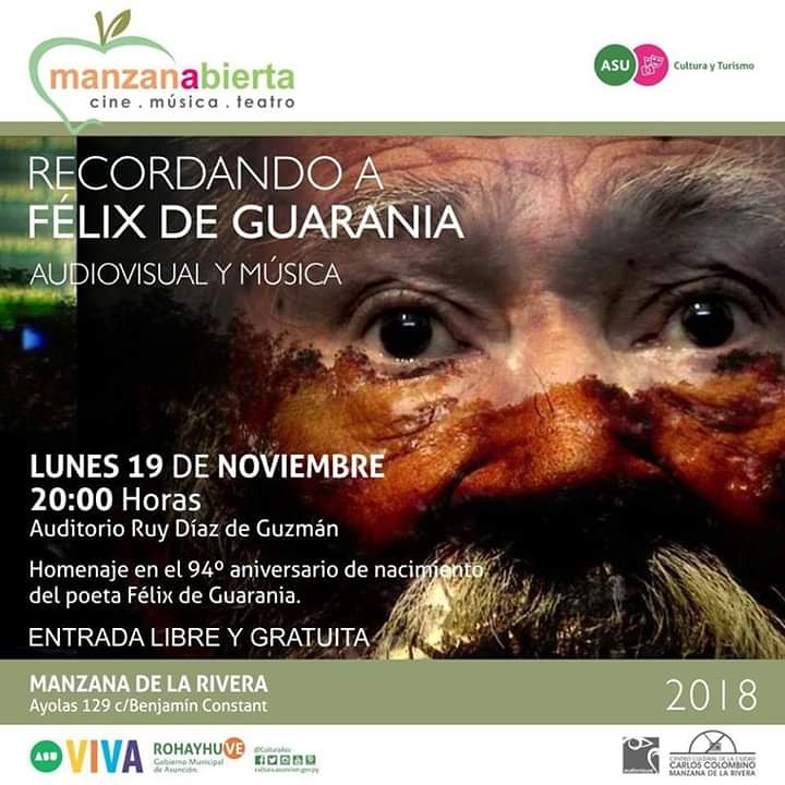 Karaí Arandú: Homenaje a Félix de Guarania en Manzana Abierta