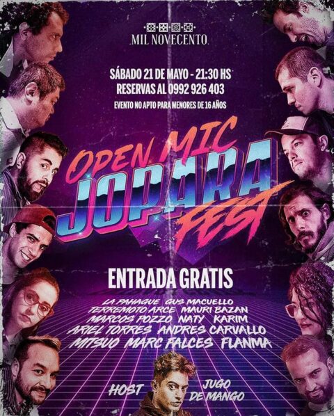 Open Mic Jopará Fest en Mil Novecento